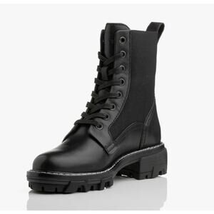 Rag & Bone Shiloh Combat Boot Black 8 Rag & Bone shoe chart 38 (new)